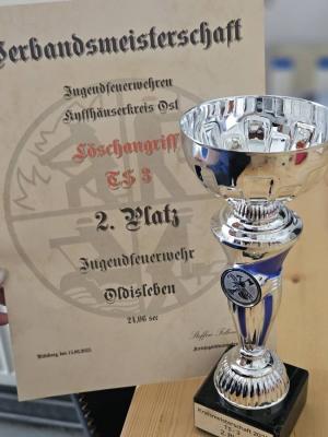 Ein 2. Platz der Jugendfeuerwehr Oldisleben zum Kreisausscheid in Ritteburg