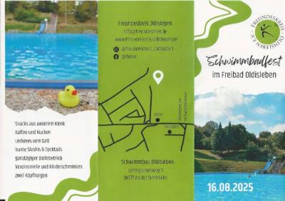 Schwimmbadfest am 16.08.2025 im Oldislebener Schwimmbad