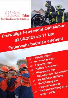 155 Jahre  Freiwillige Feuerwehr Oldisleben